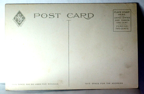 Postkarte Whitter Hall Everett Square - Everett Mass - FW Woolworth & Co 5-10 Cent - Bild 3 von 3
