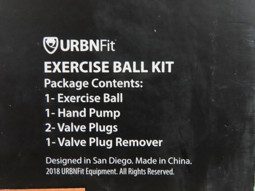NISB URBN FIT TRAININGSBALL SET 55 TEAL FITNESS, STABILITÄT, BALANCE & YOGA BALL - Bild 7 von 8