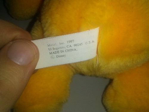 1997 Winne The Pooh 8" Plush - Picture 9 of 9