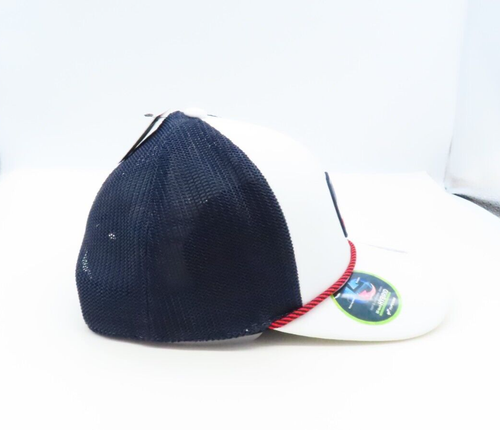 Black Clover Loyal Hat White Navy Snapback Mesh Back Flexfit Tech 110 - Picture 7 of 13