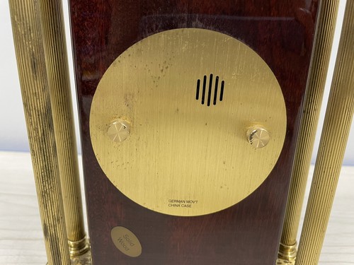 Linden Westminster Glockenspiel Uhr FEHLENDE FRONTLINSE getestet und funktioniert siehe Bilder - Bild 13 von 16