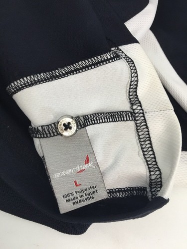 EXERTEK Athletic Shirt Men L Black White Outdoor Sport Golf Short Sleeve - Picture 6 of 12