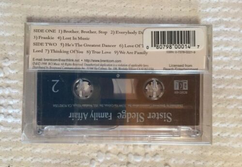 SISTER SLEDGE FAMILY AFFAIR CASSETTE TAPE SEALED HALL OF FAME - Picture 3 of 4