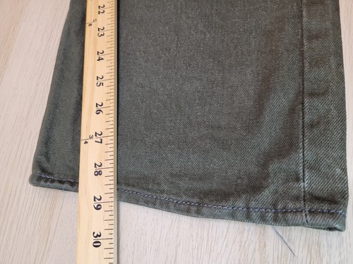 Levi's 501 White Oak Cone Denim Original Jeans Green Men's Fit 40x29 (tag42x30) - Picture 9 of 10