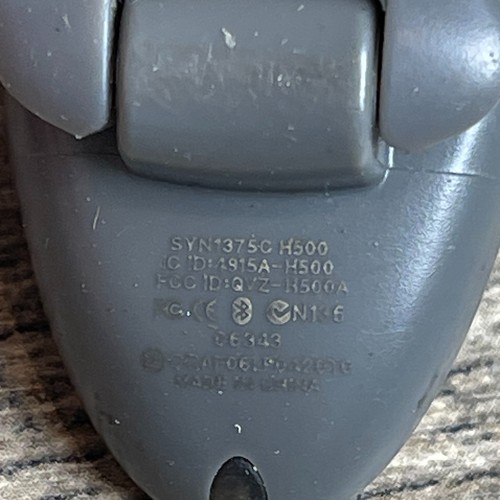 Motorola H500 Black Gray Wireless Bluetooth Built-In Mic Single Ear-Hook Headset - Picture 3 of 5