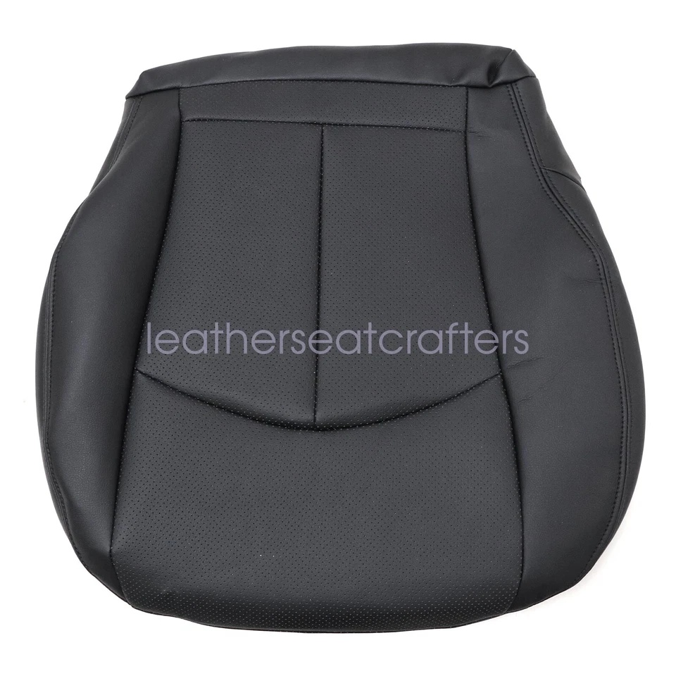 Cubierta de asiento inferior del conductor negra para Mercedes Benz E320 E350 E500 E550 2003-2009 Foto 2 de 4