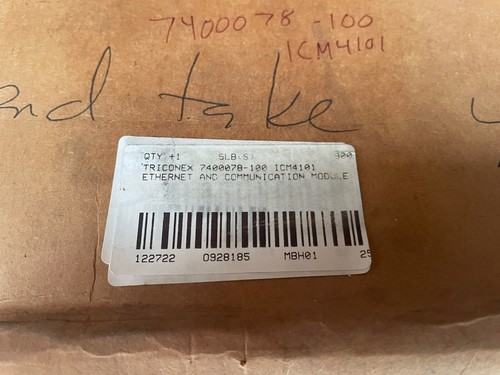 Nuovo vecchio stock Triconex ICM4101 modulo Ethernet e comunicazione 7400078-100 - Foto 7 di 7