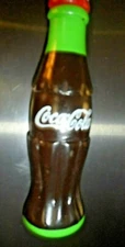 Coca Cola Collectible - WOOD COCA-COLA BOTTLE FRIDGE MAGNET w/BOTTLE OPENER