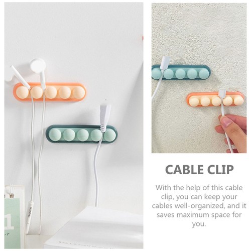 3 Pcs Kabelmanager Aus Silikon Kabel-Organizer Kabelhalter Für Schreibtisch - Afbeelding 9 van 12