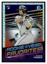 2022 Bowman Chrome Wander Franco Rookie of the Year Favorites Mega Box Mojo