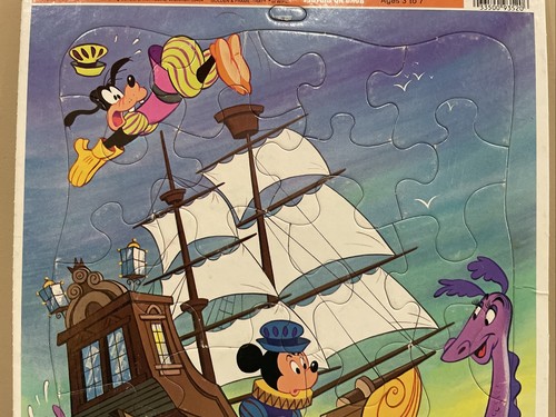 Vintage Golden Frame -Tray Puzzle Walt Disney's Mickey Mouse 1984 C12 - Picture 4 of 9