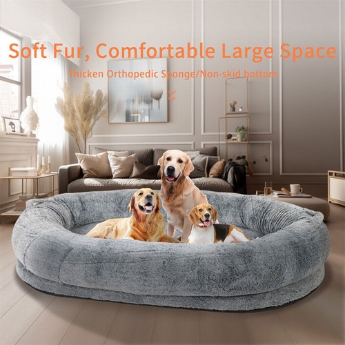 XXXL-Large Human Dog Bed Giant Orthopedic Pet Bed Ultra Soft Mattress Washable - Picture 7 of 12