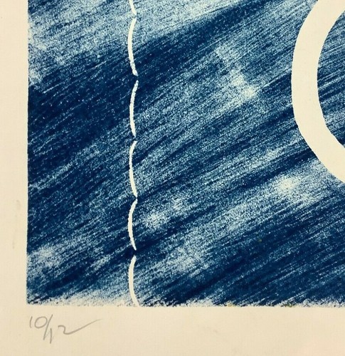 Manuel Bu. Kuba. Tennis, 1979. Original signiert. Lithographie auf Karton - Bild 4 von 12