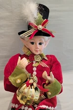 2' Christmas Elf Shelf Sitter Posable Doll Mantel Decor Holiday Boy Jingle & Joy