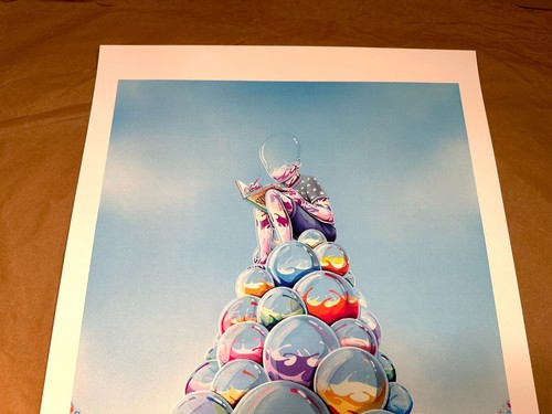 ๐ Flog Ideas Art Screen Print Signed #/80 Graffiti Urban Art shadow into wind - Picture 2 of 9