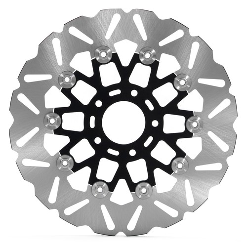 Floating Front Rear Brake Rotors Pads for Harley FXDWG Dyna Wide Glide 2008-2020 - Picture 2 of 12