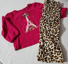 Gymboree Outlet Parisian Chic 18-24 Month Animal Print Pants NWT 2T VGUC Shirt