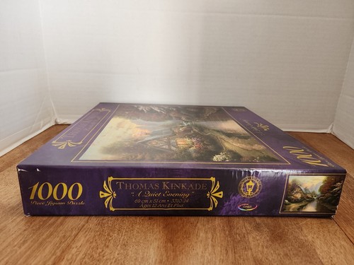 Rompecabezas de noche silenciosa Ceaco Thomas Kinkade - 1000 piezas - Imagen 4 de 6