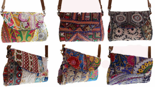 Sling Clutch Geldbörse Tasche Banjara Patchwork Handarbeit 10 Stück Großhandel Posten - Bild 2 von 10