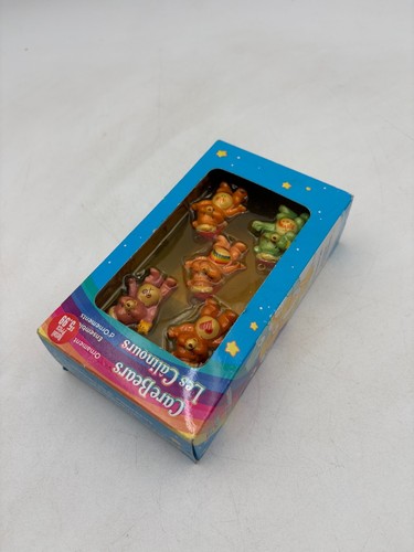 Vintage Care Bears Figures Christmas Ornaments Collector Figurine Set - Picture 2 of 6
