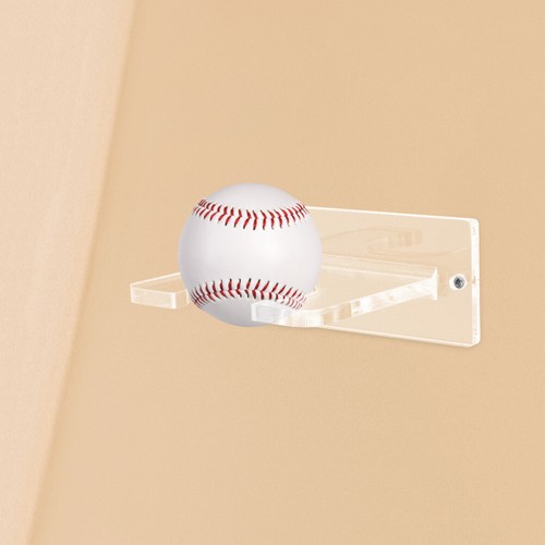 Transparent Bat Rack Holder Baseball Display Stand Vertical Clear for Wall - Bild 2 von 12