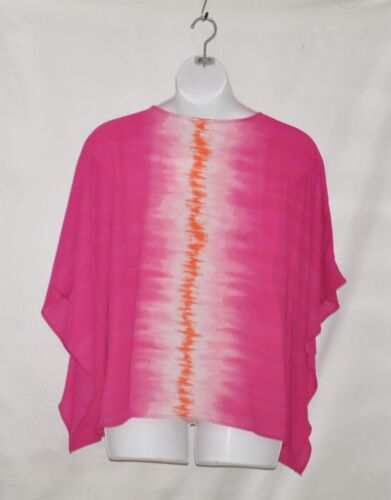 Quacker Factory verzierte Krawatte gefärbt Kaftan Größe S Fuchsia/Orange - Bild 2 von 2