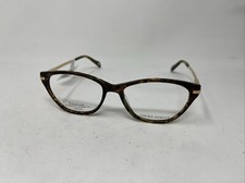LAURA ASHLEY EYEWEAR TITANIUM BETHANY BROWN GOLD 54-16-140 FLEX HINGE V541