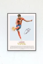 Lamine Yamal Poster, Spain Poster, Yamal Poster, Barcelona Post Poster No Frame