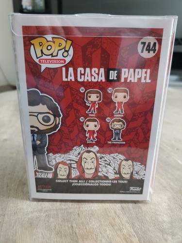 Funko POP Television La Casa de Papel The Professor #744 w/Protector - Picture 4 of 5