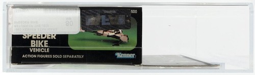 Star Wars Return Of The Jedi Speeder Bike AFA Graded 80 NM MISB Kenner 1983 - Picture 5 of 7