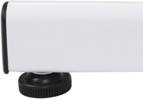 Luxor LX-PNADJ-Round - pneumatisch verstellbarer runder Podesttisch., weiß, mittel - Bild 2 von 7