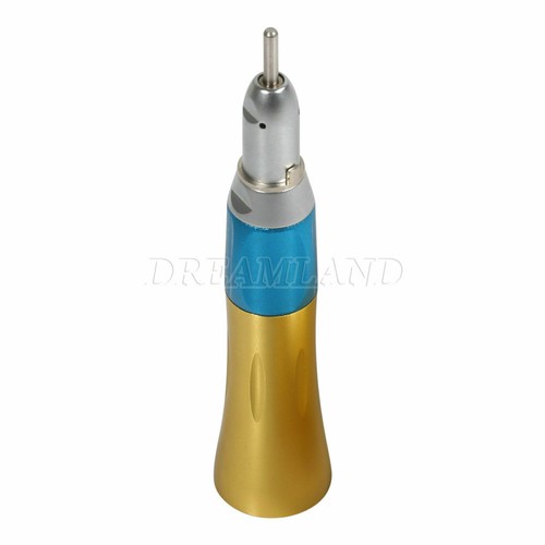 1-10 Dental Slow Speed Straight Handpiece for NSK E-type Air Motor 4-Hole Gold - Picture 16 of 27