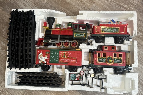 Eztec 2010 North Pole Express Christmas Train Set 27 Pc Music #62170 - Works - 第 1/18 張圖片