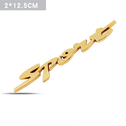Metal Sport Car Trunk Rear Side Tailgate Fender Emblem Badge Decal Stickers - Bild 7 von 14