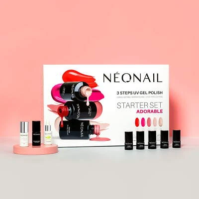 Neonail Starter Set Adorable - UV Hybrid, Manicure, UV Led Lamp