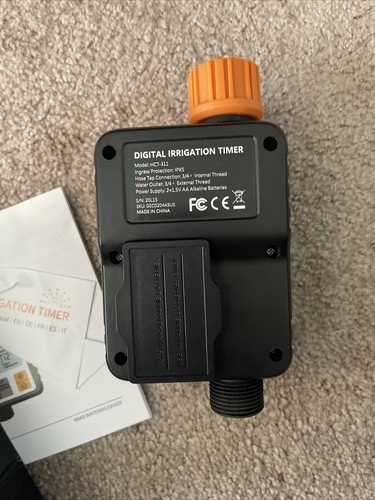 Programmable Water Timer, 3" Large screen Characters Outdoor Sprinkler Controlle - 第 8/8 張圖片