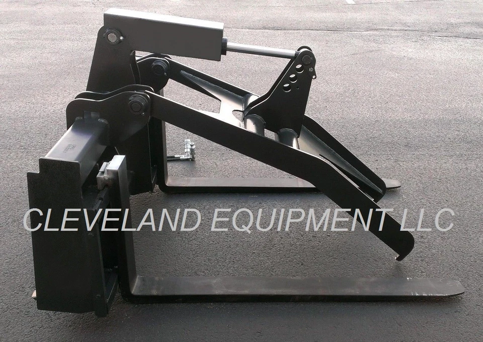 NUEVO ACCESORIO DE GARRA DE HORQUILLA AJUSTABLE Minicargadora Terex ASV JCB Hydra Mac Foto 2 de 4