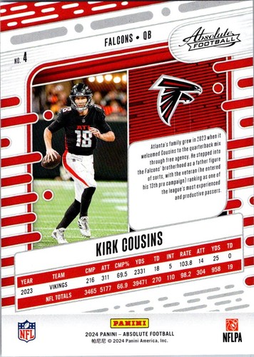 2024 PANINI Absolute Football | Pick Your Cards! - Picture 2 of 82