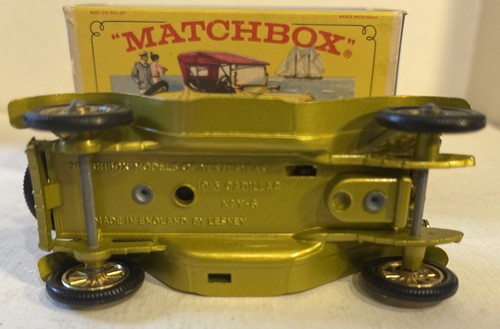 vintage 1968 Matchbox Models of Yesteryear 1913 Cadillac Y-6 New In Box - Picture 7 of 9