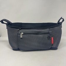 Skip Hop Grab and Go Stroller Organizer Stripe Insulated Gray/Black Unused