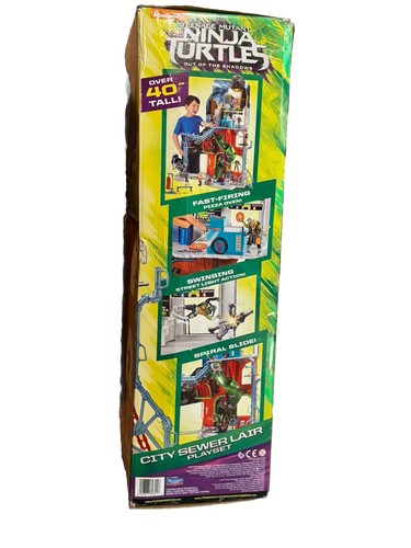 TMNT Teenage Mutant Ninja Turtles Out Of The Shadows City Sewer Lair Juego Nuevo - Imagen 4 de 6