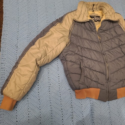 80s Pacific Trail Wild Horse Puffy Jacket/Vest - Picture 2 of 7
