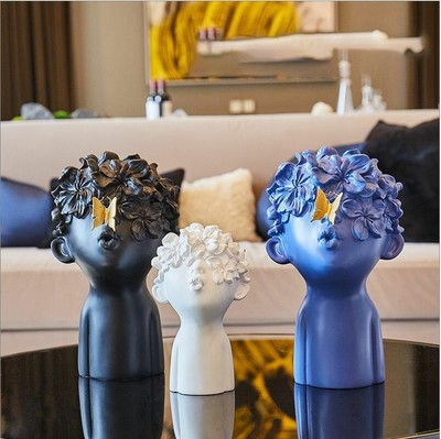 Modern Home Statues Sculptures Decoration Accessories Resin Figure