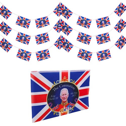 Union Jack King Charles Coronation Theme Party Decorations Tableware Supplies UK - Picture 167 of 195