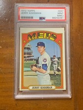 1972 Topps Jerry Koosman PSA 9 (MC) Mint #697 High Number Mets