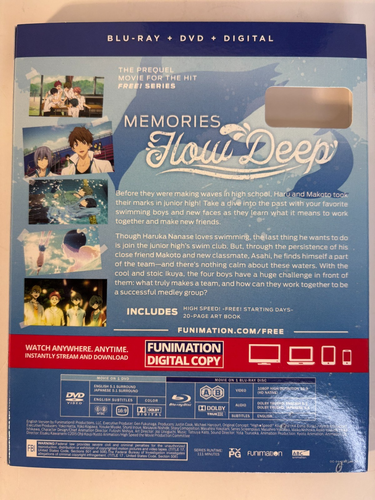 Free! Iwatobi Swim Club Limited Edition Movie Collection & Season 3 Blu-ray/DVD - Picture 15 of 24