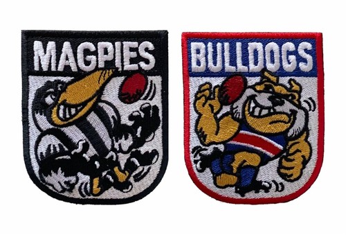AFL RETRO FOOTBALL EMBROIDERED PATCHES 80x65mm - Picture 7 of 12