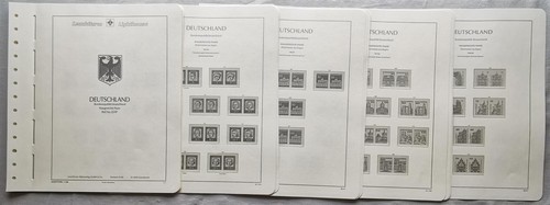 Leuchtturm Vordruck SF-Vordruckblätter waagrechte Paare 1959-1992