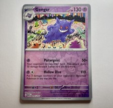 Pokemon TCG Gengar Reverse Holo 094/165 Scarlet & Violet 151 NM+