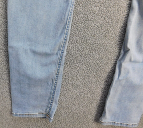 Ring Of Fire Distressed Skinny Jeans Boys 16 XL 27x26 Light Wash Blue Stretch - Picture 14 of 21